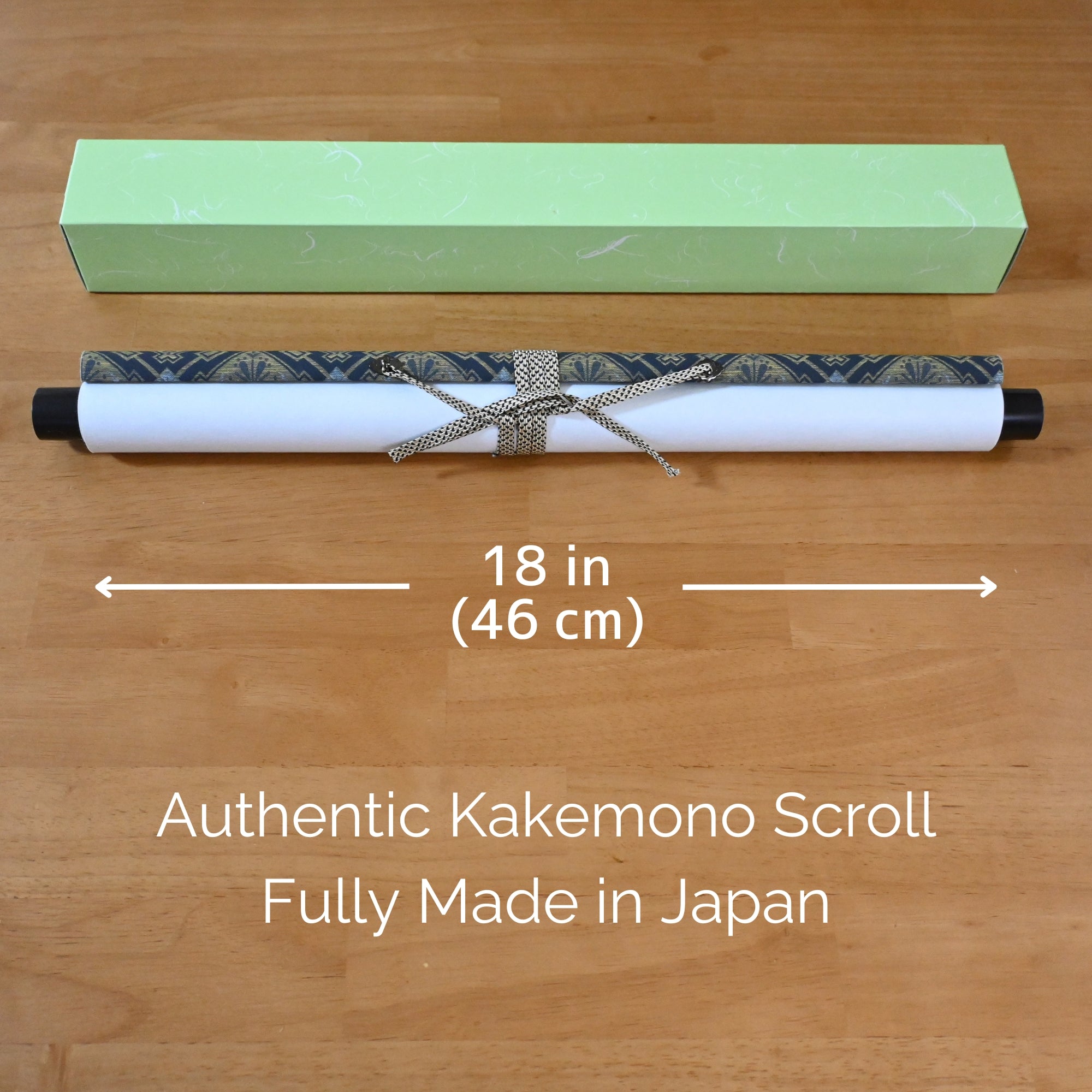 Japanisches Samurai Kakemono Wandbild – Stehender Samurai in Rüstung