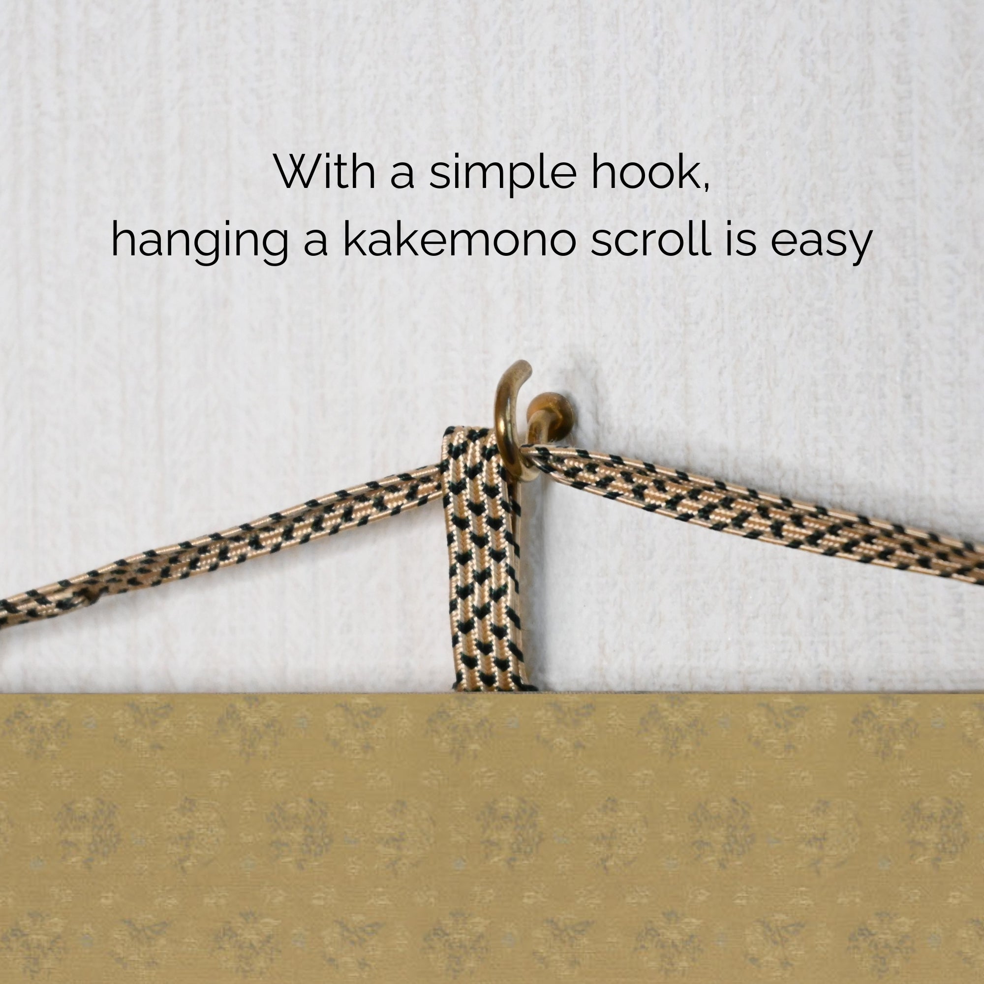 Japanischer Drachen-Kakemono-Wandscroll – Roter aufsteigender Drache