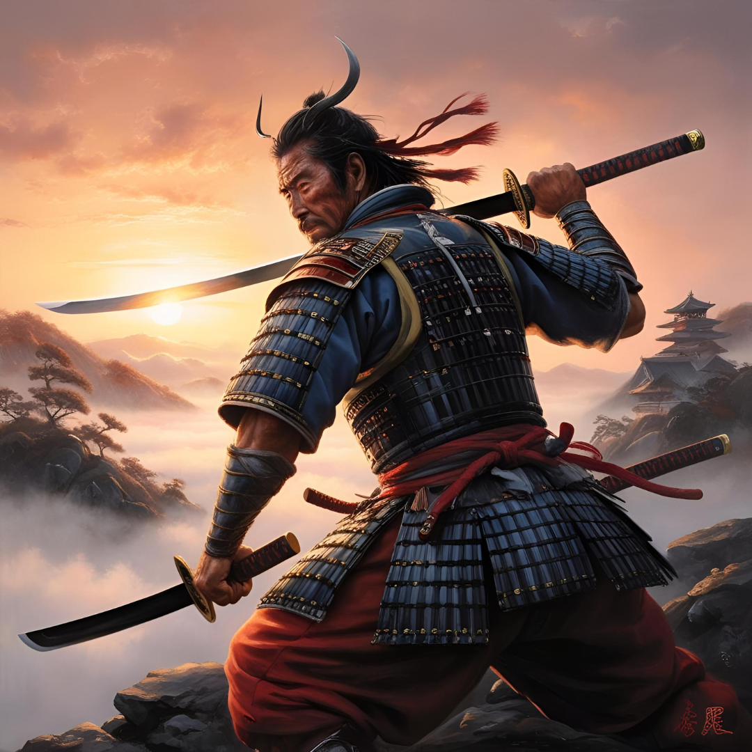 Durch zahllose Schlachten geschmiedete Stärke — 百戦錬磨 (Hyakusen Renma)