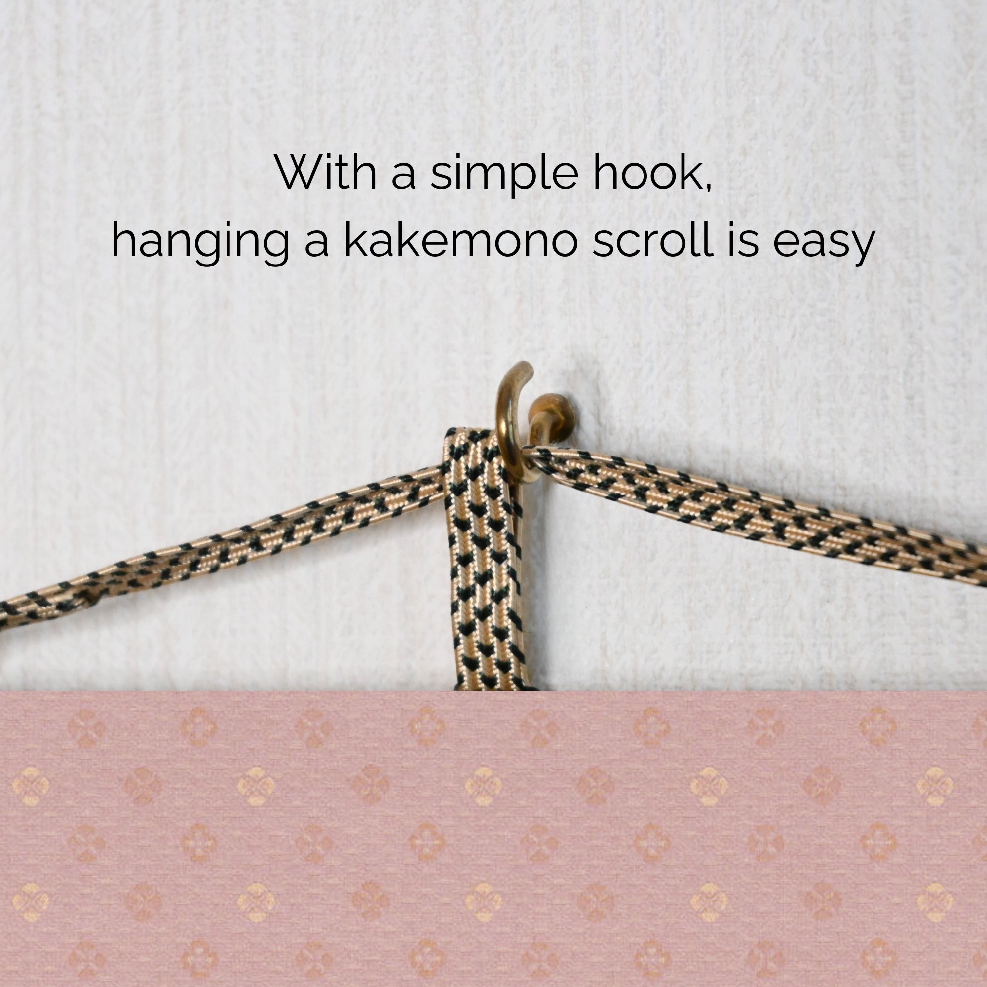 Japanese Anime Sakura Kakemono Wall Scroll – Kimono Women with Pagoda