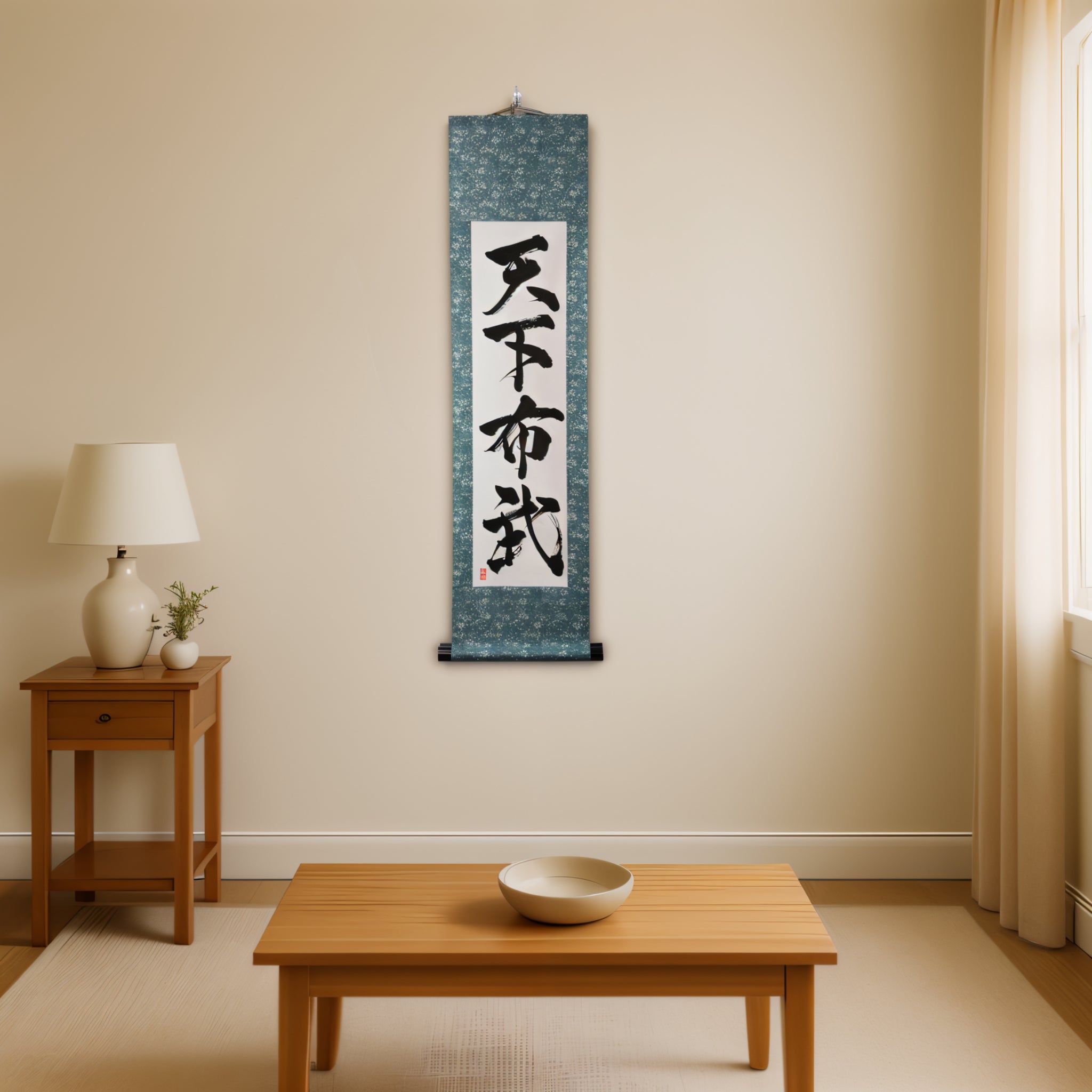 Weisheit und Stärke zur Vereinigung Japans — 天下布武 (Tenka Fubu) von Kumagon 